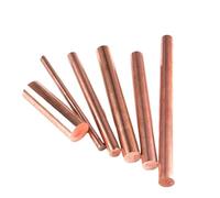 Copper Rod Dia 12,14,15,16,18,20,22,25,28,30mm Brass Metal Bar Length 150mm 250mm 400mm Solid Pure Copper Die Discharge(150mm,Dia 22mm)