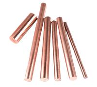 copper rod Length 150mm 250mm 400mm T2 Copper Rod Dia 12 14 15 16 18 20 22 25 28 30mm Brass Metal Round Bar Solid(Length 150mm,18mm)