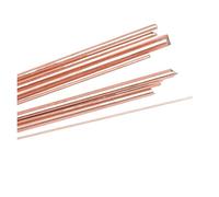 Copper Rod Round Electrodes Rod Metal Dia 1mm 1.5mm 2mm 2.5mm 3.0mm 3.5mm 4mm 5mm 6mm 7mm 8mm 10mm~15mm Red Copper Bar(1x490mm 5PCS)