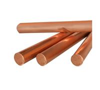 Copper Rod Solid Bar Diameter 6mm 8mm 10mm 12mm 14mm 15mm 16mm 18mm 20mm 22mm 25mm 30mm Purple Copper Round Rod(6x100mm)