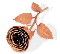 Copper Rose - Copper Gifts for Her, 7 Year Anniversary, Copper Gifts for 7th Anniversary, 22nd Anniversary, Copper Anniversary, Metal Rose, Metal Flowers