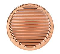 Copper Round Air Vent Grille 200mm / 240mm with Fly Screen Flat Duct Cover