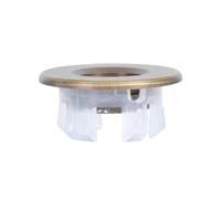Copper Round Bathroom Wash Basin Overflow Ring Cover 23mm-25mm | Corrosion Resistant, Anti Rust Finish, Quick Replacement for Ceramic Basins and Maintenance