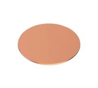 Copper round plate,1 Pcs T2 Disc Round Plate Sheet Gasket Parts DIY Customized Processing(160mm)