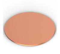Copper round plate,T2 Round Plate, 6Mm Thick Disc Diameter 35-55Mm Suitable for Craft Projects, And Home Improvement(6x40mm)