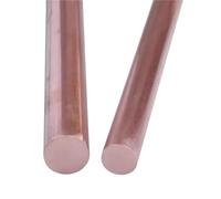 Copper Round Rod Copper Rod for Scientific Research and Experiment Tool Parts(10x100mm 5pieces)