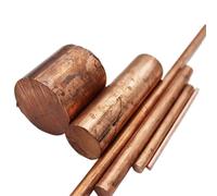 Copper Round Rod Copper Round Rod Bar 2mm 3mm 4mm 5mm 6mm 7mm 8mm 10mm 12mm 15mm 20mm 22mm 23mm 25mm 26mm 28mm 30mm 40mm 50mm 60mm 70mm 80mm 90mm(Length 500mm,5mm 10pcs)