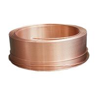 Copper Round Tube， T2 Copper Coil 1m 16mm OD for HVAC Air Conditioner Cooling System Plumbing