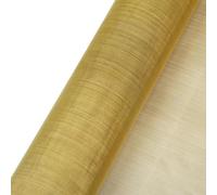 Copper Screen Woven Mesh Screen Electromagnetic RFI Shielding, Fine Wire Mesh Filter Sheet Household, DIY Dense Fabric Filler, Window Screen(Brass 1x1m,60 mesh)