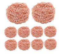 Copper Scrubber 10Pcs Heavy-Duty Non Scratch Copper Sponge Reusable Scouring Pads for Cast Iron Stainless Steel Oven Grills - Scrubber