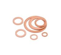 Copper Sealing Rings 3.0mm Thickness 4 5 6 7 8 9 10-40mm I/D Pure Copper Flat Washer(30x40x3mm-1pcs)