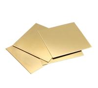 Copper Sheet 1Pc Thick 0.5/1mm Brass Sheet Copper Strip Foil Metal Thin Plate Frame Model Mould DIY(0.5x50x200mm 1Pc)