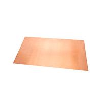 Copper sheet,copper plate, 99.99% Pure Cu Copper Metal Sheet for Crafts Crafting T2 Plate Art(0.8mmx200mmx200mm 1pc)