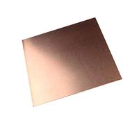 Copper sheet, Copper Sheet Copper Metal Sheet Foil Metallic Material Suitable for Welding,Multiple Sizes to Choose(100mm x 100mm x 1.5mm)