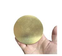 Copper Sheet Dia 20mm-100mm H62 Brass Round Plate Circular Flat Sheet Disc CNC Metal Material Thick 0.5mm .8mm 1mm 1. 2mm 2. 3mm - 6mm(2x50mm 5pcs)