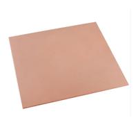 Copper Sheet Plate, T2 Copper, Conductive Plate for Industry Supply, DIY Projects, Jewelry, Repairs, Experiments, 0.5mm Thickness, No Scratches, Film Attached