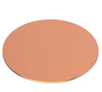Copper sheet,Round copper plate, 4 mm Thick Pure Copper Round Plate Metal Sheet, Solid Copper Circular Plate Suitable for Home Improvement and Industry,Fuchsia(4x120 mm)