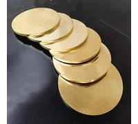 Copper Sheets, H62 Brass Round Discs Multiple Sizes 15 pcs(Dia. 50x3mm 2PCS)