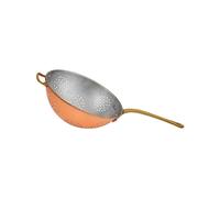 Copper Sieve Tinned Interior Brass Handle 17cm