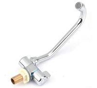 Copper Single Cold Folding RV Faucet, 360° Rotating Single Handle Mixer Tap with G1/2 Thread, Adjustable for Camper, Motorhome, Yacht Kitchens and Bathrooms