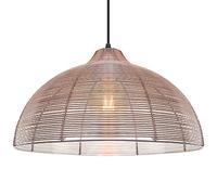 Copper Single Wire Cage Ceiling Pendant Light Shade Modern Shiny Finish M0182F