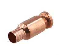Copper Siphon Connector Manual Pump Fitting for Liquid Transfer - Self Priming Device for Fuel Oil Water - Brass Build for Home Garage Use - 63mm Height 22mm Width