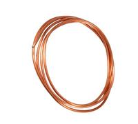 Copper Soft Coil Tubing Round Seamless Pipe Soft Accessories for Refrigerator HVAC Systems 2M Length HVAC Seamless