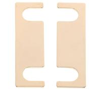 Copper Speaker Terminal Bridge Kit Straight 4-position 1 Pair | 45mm Compact Straight Design, Smooth Flat Contact Surface, for Home Theatres and Professional Audio Systems