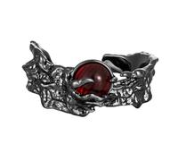 Copper Sun Moon Ring Adjustable Polished Texture Romantic Gift Fashion Statement Jewelry Sun