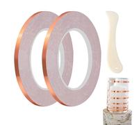 Copper Tape - 30m 98ft Roll | Copper Foil Tape With A Paper Cutter | Tappe Slug | Conductive Adhesive Tapee For Electronics, DIY Projects, Gardening, Crafting, And Electrical Shielding Applicati