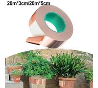 Copper Tape for Snail Deterrence, Self , Long lasting Solution, 30MM x 20M (50MM*20M)