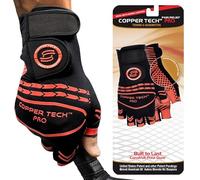 Copper Tech Pro Pickleball Gloves for Men & Women | Advanced Joint Support with Copper Compression |AAA Synthetic Leather Tennis, Badminton, & Racquetball