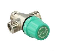 Copper Thermostatic Shower Mixer Valve Temperature Control Anti Scald Tap for Bath Kitchen G1/2 Inch(B)