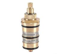 Copper Thermostatic Valve Cartridge, 8X3.4x3.4cm Household Solar Hot Cold Temperature Control Valve Core For Bathroom(1)