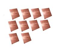 Copper Thin Foil Pure Cu Copper Plate Copper Sheet T2 Metal Sheet Copper Foil Cooling Industrial Materials 15 * 15mm,3 * 15 * 15mm(0.9 * 15 * 15mm)