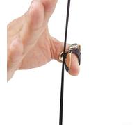 Copper Thumb Ring Finger Guard for Eastern, Protects Archer's Thumb from Arrow, Suitable for Traditional Korean Chinese Mongolian Bows (22mm)