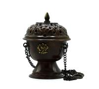 Copper Tibetan Incense Burner - Classic Hanging