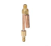 Copper TIG Welding Cable Connector M8 Thread Adapter for 150 Torch Head Gas Water Line Joint 8mm OD Black