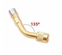Copper Tire Stem Extender for Efficient Air Pumping on For Motorcycles and Cars (135度)