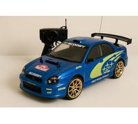 Copper Top 1/10 Scale RC Rally Car - High Speed 15 MPH Remote Control Car with LED Lights, Front & Rear Suspension, Rechargeable Battery, Realistic Rally Design, Kids Gift Toy (Blue)