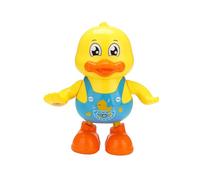 Copper Top Dancing Duck Toy with Music, Lights & Walking Action - Interactive Musical Toy with Moving Hands for Babies & Toddlers, Early Learning Educational Gift for Boys & Girls (Ages 3+)