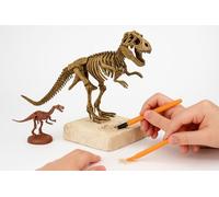 Copper Top Dinosaur Excavation STEM Kit for Kids | Dig & Build Fossil Discovery Set | Includes Dinosaur Skeleton, Digging Tools & Block | Educational Science Toy Gift (T-Rex - 13” / 25 pcs)
