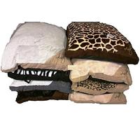Copper Top - Large Luxury Washable Pet Dog Cat Bed Mattress Soft Warm Fleece Fur LOOK, NEW ATTRACTIVE DESIGN 80x58cm
