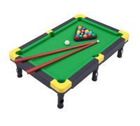 Copper Top Mini Billiards Table for Kids - 55cm Indoor Pool Game Set with 2 Cues, 16 Resin Balls, Triangle Rack & Detachable Legs - Educational Tabletop Snooker Toy for Boys & Girls Ages 3+