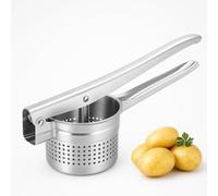 Copper Top Potato Ricer, Stainless Steel Puree Masher Juicer Vegetable Fruit Press Utensil Multi Functional Professional Heavy Duty Food Press (GIFT PACK)