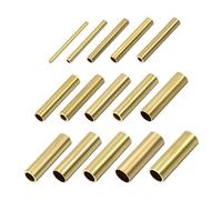 Copper Tube, 10Pcs Brass Tube 2-10mm OD 0.5mm/1mm Wall Thickness 30mm Length Seamless Pipe Tubing