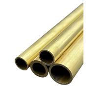 Copper Tube，50mm OD Round Brass Tube 1/1.5/2.5/3mm Wall Thickness × 500mm Length High Strength Precision Straight Pipe Tubing(50 * 2.5mm)