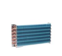 Copper Tube Aluminum Fin Evaporator Condenser Radiator Refrigerator Freezer Refrigeration Equipment 2 * 6 * 300MM
