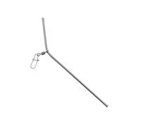 Copper Tube Fishing Tackle Accessory, 5 Piece Single Arm Rig Connector for Line Setup and Outdoor Angling Kits Line Rig Hardware Tackle Connector Metal Tube Fishing Accessory Angler Setup Outdoor Box