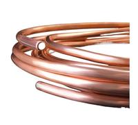 Copper Tube Hose Coil Copper Wire Plumbing Pipe Rod Air Conditioner Cooling DIY Craft OD 2-10mm Thick 0.5-1.5mm(1 Meter,4X 1mm)